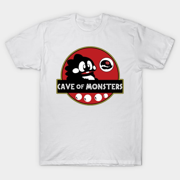 Bubble Bobble - Cave of Monsters T-Shirt by Liberty Art